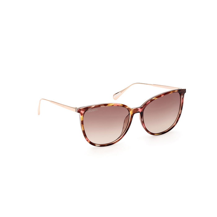 Max & Co Lunettes de soleil femme MO0078 56F forme ronde monture havana verres marron dégradé 140mm Max & Co Lunettes de soleil femme MO0078 56F forme ronde monture havana verres marron dégradé 140mm