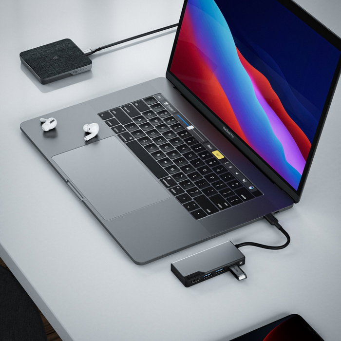 Alogic Fusion Core Hub USB-C 5 ports Space Gray