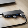 Alogic Fusion Core Hub USB-C 5 ports Space Gray