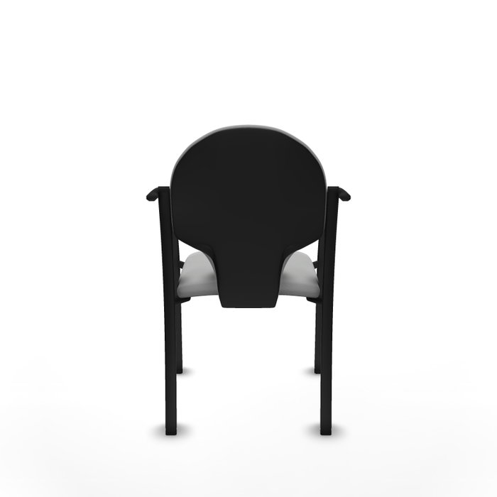 Piqueras Y Crespo Chaise Hellín Gris clair avec bras fixes