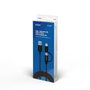 Savio Câble USB vers Micro USB et USB C CL-128 Noir 1 m