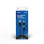 Savio Câble USB vers Micro USB et USB C CL-128 Noir 1 m