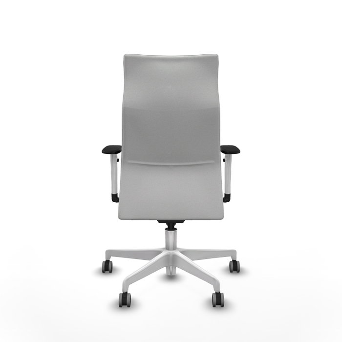 Piqueras Y Crespo Sillón Albacete Blanco avec mécanisme Sincro et base en poliamide