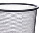 Pincello Corbeille à Papier Métal Grillage 24 cm Noir 26 cm Hauteur (Set de 12)