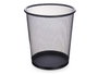 Pincello Corbeille à Papier Métal Grillage 24 cm Noir 26 cm Hauteur (Set de 12)