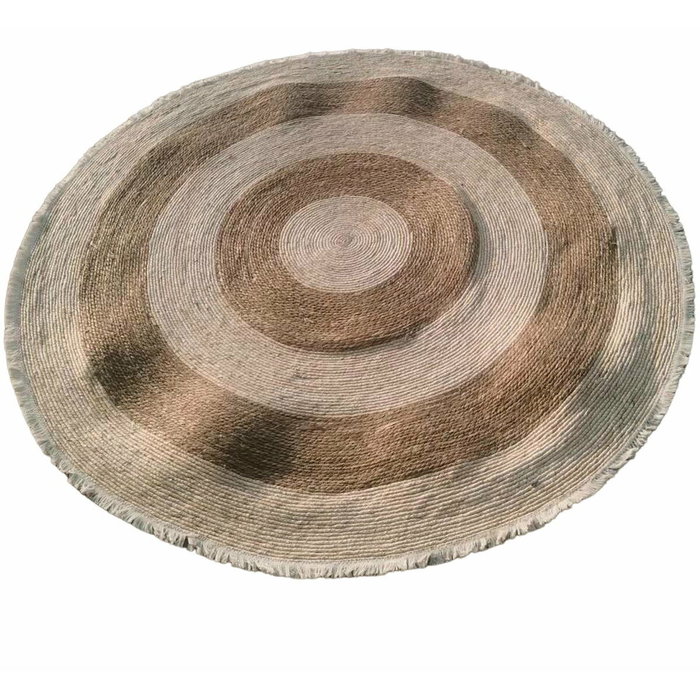 Tapis DKD Home Decor Beige Naturel Boho 200 x 200 x 1 cm Tapis DKD Home Decor Beige Naturel Boho 200 x 200 x 1 cm
