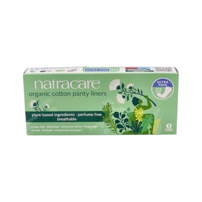 NATRACARE Protège-slips 100 % coton biologique Ultra fin, 22 unités NATRACARE Protège-slips 100 % coton biologique Ultra fin, 22 unités