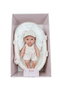 Muñecas Arias Dudi - Poupée Elegance 26 cm couleur beige avec capazo et corps en vinyle - Âge recommandé 3 à 99 ans