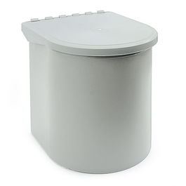 HERRAJES ALK Poubelle Ring 10L Gris Ouverture Automatique