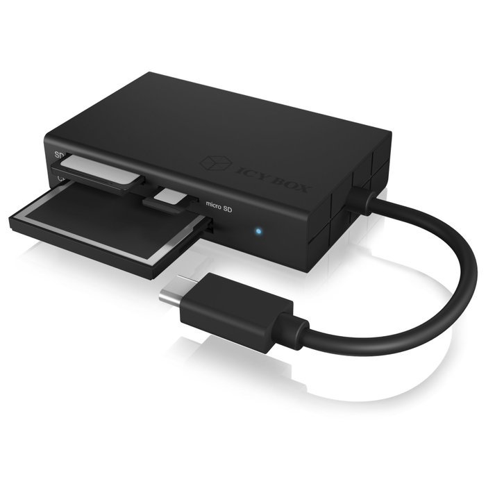 Icy ICY BOX IB-CR401-C3 Lecteur de cartes Multi USB Type-C