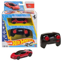 Hot Wheels Ferrari SF90 Stradale Assetto Fiorano - Voiture Télécommandée RC 1:64 avec Accélérateur pour Loopings - 2.4GHz - Jouet pour Enfants 4 ans et plus