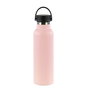Bouteille d'eau Safta Rosa Rose Silicone Acier inoxydable