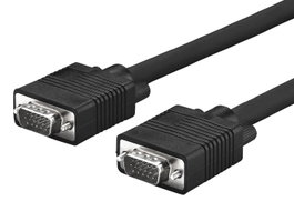 MicroConnect Câble Moniteur SVGA HD15 Full HD, 5m, Noir