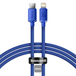 BASEUS Câble USB 2.0 Apple Lightning vers USB C, 1,2m, bleu