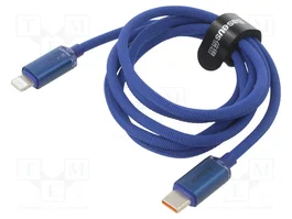 BASEUS Câble USB 2.0 Apple Lightning vers USB C, 1,2m, bleu