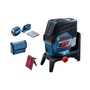 Bosch Professional Laser de lignes GCL 2-50 C + RM2 avec Bluetooth - Autonomie pile/batterie 12V - Portée jusqu'à 50m avec cellule - Accessoires inclus - Réf. 0601066G00