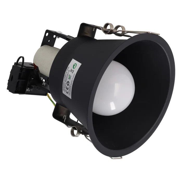 Downlight E27 Finition Noire - Éclairage Intérieur Haute Efficacité Énergétique Downlight E27 Finition Noire - Éclairage Intérieur Haute Efficacité Énergétique