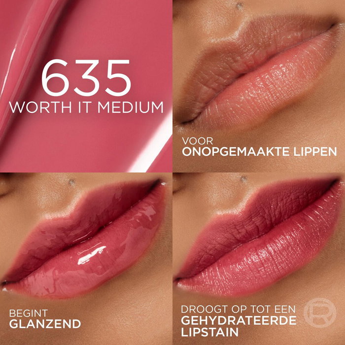 L'Oréal Paris HYALURON TINT Sérum teinté pour les lèvres 635 - Worth It Med L'Oréal Paris HYALURON TINT Sérum teinté pour les lèvres 635 - Worth It Med