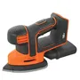 BLACK+DECKER BDCDS18N-XJ Ponceuse-détail sans fil 18V Mouse, 6 abrasifs inclus, système anti-poussière, sans batterie