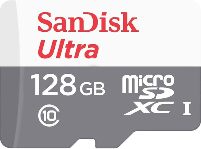SanDisk Ultra microSDXC UHS-I 128 Go avec adaptateur SD SanDisk Ultra microSDXC UHS-I 128 Go avec adaptateur SD