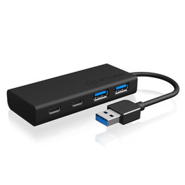 Icy ICY BOX IB-HUB1426-U3 Hub USB 3.0 avec 2x Type-C et 2x Type-A