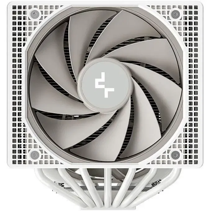 Deepcool Assassin IV Ventirad CPU Blanc - Compatible Intel LGA 2066/1700/1151 & AMD AM5/AM4 - 1x Ventilateur 120mm + 1x Ventilateur 140mm - 61.25 CFM