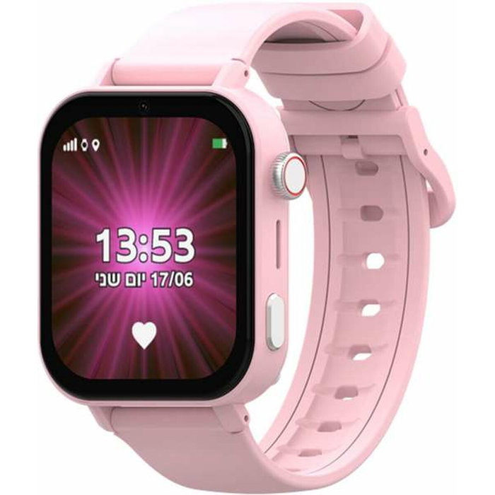 Cefa Holawatch X Plus Pink Android - Montre intelligente rose avec GPS Cefa Holawatch X Plus Pink Android - Montre intelligente rose avec GPS