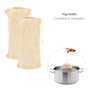ORYX Lot de 2 mailles en coton biologique pour légumineuses 1 kg