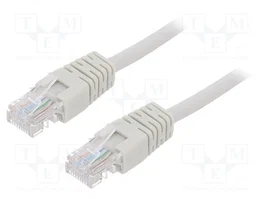 GEMBIRD Câble Ethernet Patch Cord U/UTP Cat 5e RJ45 30m gris