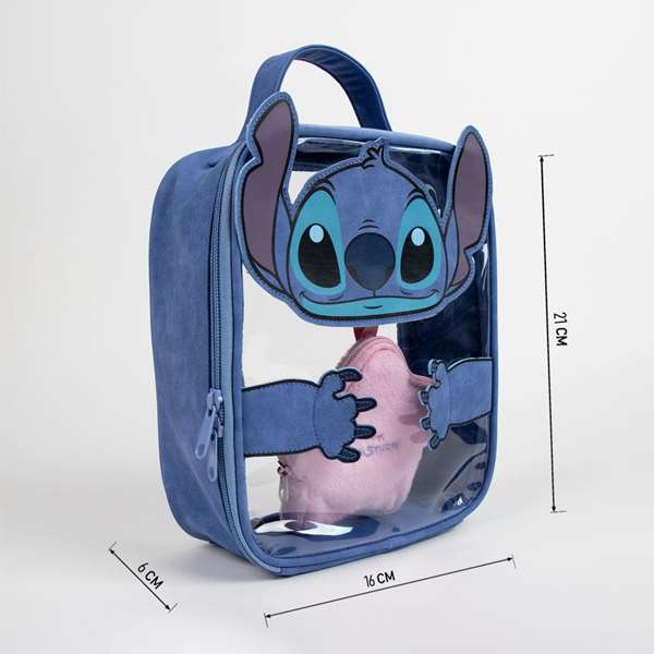 Cerdá Nécessaire de Toilette de Voyage Stitch 16.0 x 21.0 x 6.0 cm Bleu