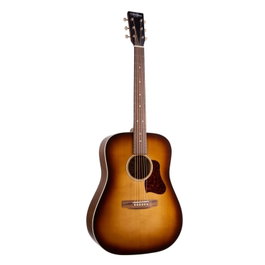 A&L Americana Light Burst Gt Eq Guitare Dreadnought Électro-Acoustique avec Fishman Sonitone, Conçue au Canada