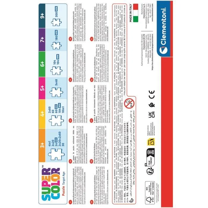 Clementoni 24823 Puzzle Enfant Disney Classic - 2 Puzzles de 60 Pièces - Licences Walt Disney - Fabriqué en Italie Clementoni 24823 Puzzle Enfant Disney Classic - 2 Puzzles de 60 Pièces - Licences Walt Disney - Fabriqué en Italie