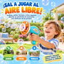 JugaToys Pistolet lanceur de bulles avec solution incluse
