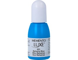 Tsukineko MEMENTO LUXE encre de recharge bleu Bahamas 15ml