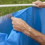 Gre Liner uni bleu pour piscine ø4,60m x H1,20m - 40/100e - Jonc d'accroche