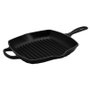 Le Creuset Poêle à griller Signature carrée 26 cm noir satiné