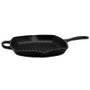 Le Creuset Poêle à griller Signature carrée 26 cm noir satiné