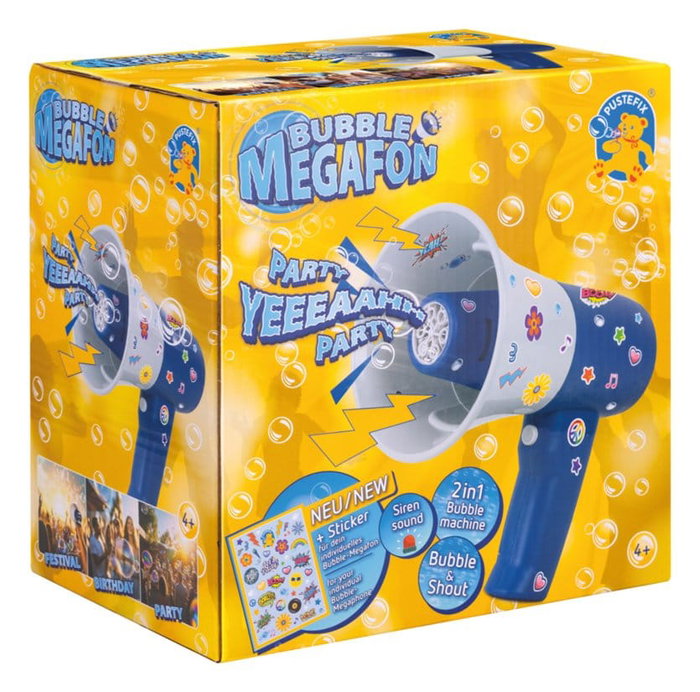 Pustefix Bubble Mégaphone Assortiment (4) Pustefix Bubble Mégaphone Assortiment (4)