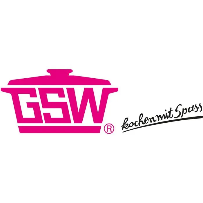 GSW Cocotte ovale en fonte 33 x 25 cm orange, intérieur blanc émaillé, compatible induction, four jusqu'à 240°C