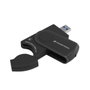 Conceptronic BIAN04B Lecteur de cartes externe USB 3.0 4 emplacements SD/Micro SD Noir