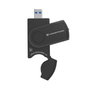 Conceptronic BIAN04B Lecteur de cartes externe USB 3.0 4 emplacements SD/Micro SD Noir