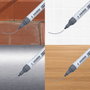 MAURER Rotulador Marcador Obra Profesional Pintura Permanente Plata