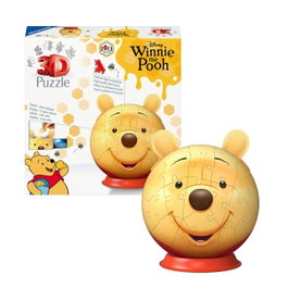 Ravensburger Puzzle 3D Winnie Pooh Disney avec Oreilles - 72 Pièces - À Partir de 6 Ans - Réf. 12008070