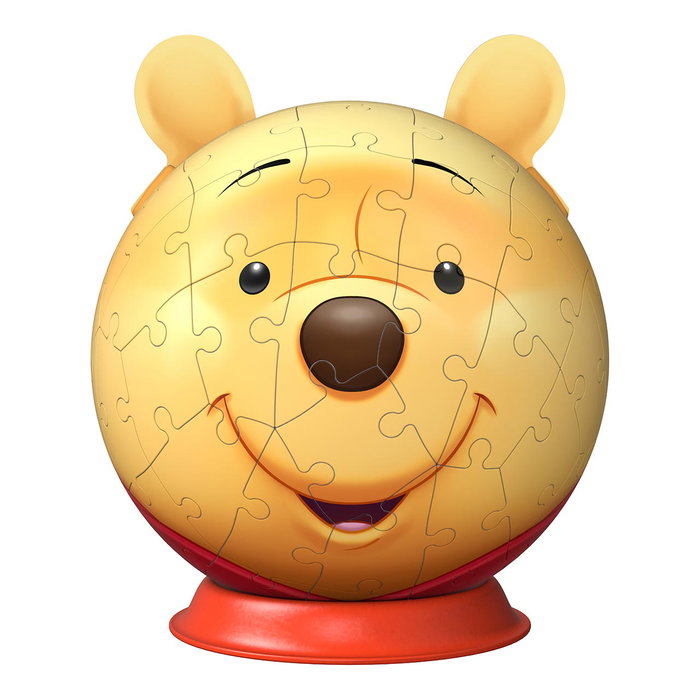 Ravensburger Puzzle 3D Winnie Pooh Disney avec Oreilles - 72 Pièces - À Partir de 6 Ans - Réf. 12008070 Ravensburger Puzzle 3D Winnie Pooh Disney avec Oreilles - 72 Pièces - À Partir de 6 Ans - Réf. 12008070