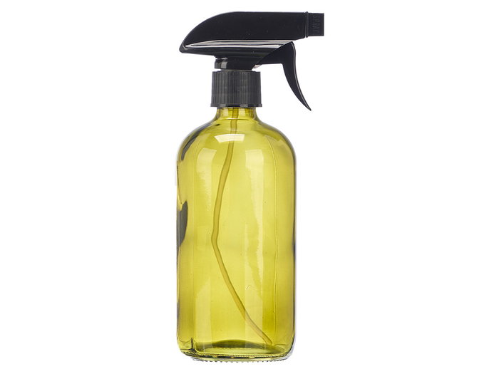 Berilo Pulvérisateur Cristal Rond Vert 500 ml 21x9x7 cm Verre et Plastique (Set de 12)