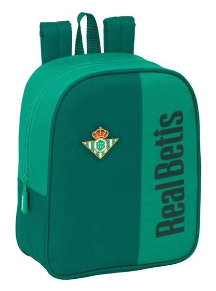 Safta Mochila Guarderia Adapt.Carro Res Agua Real Betis Balompie 22x27x10 cm - Sac à dos de maternelle imperméable 3 ans