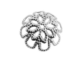 Innspiro Capuchon métallique argenté 15,0x3,5mm, lot de 10
