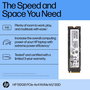 HP SSD NVMe M.2 512 Go PCIe 4x4 - Disque SSD interne haute performance pour ordinateur portable HP