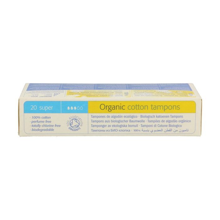 Natracare Tampon Super Sans Applicateur 20 unités Natracare Tampon Super Sans Applicateur 20 unités