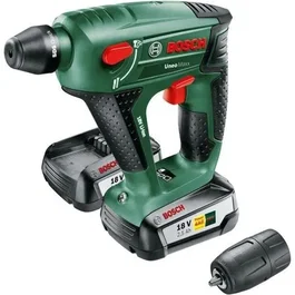 Bosch UNEO MAXX - Perforateur sans fil 18V (béton, maçonnerie, métal, bois, carrelage) avec coffret, 2 batteries 2,5Ah et chargeur